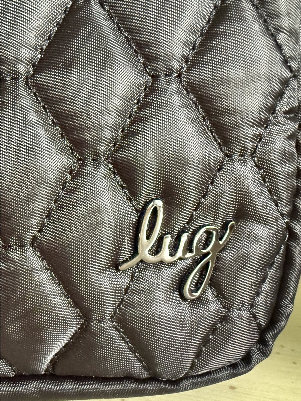 Lug Bunker Toiletry Case Black Quilted Travel Cosmetic Organizer NWT
